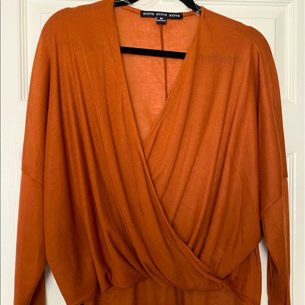 Lovely copper fall blouse